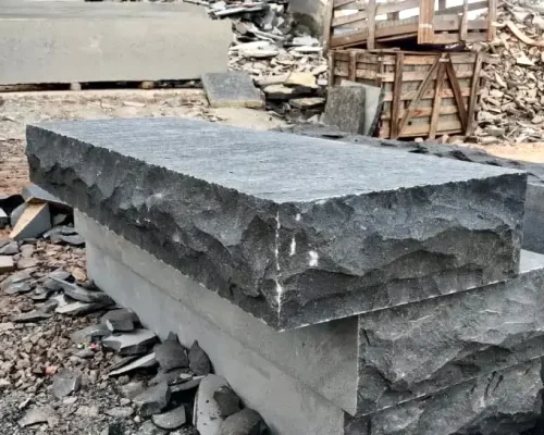 Black-Basalt-Steps-Flamed-Top-Sawn Black-Basalt-Steps-Flamed-Top-Sawn