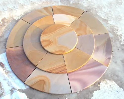 Camel-Dust-Sandstone-Honed-Circle