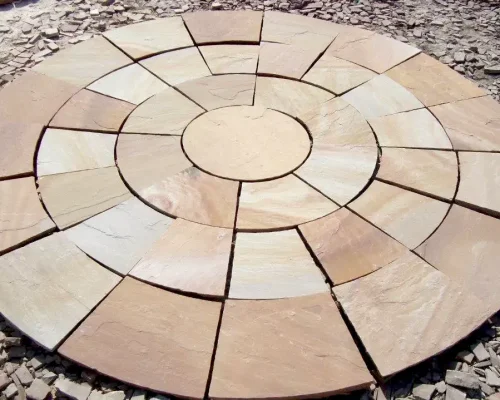 Camel-Dust-Sandstone-Natural-Circle