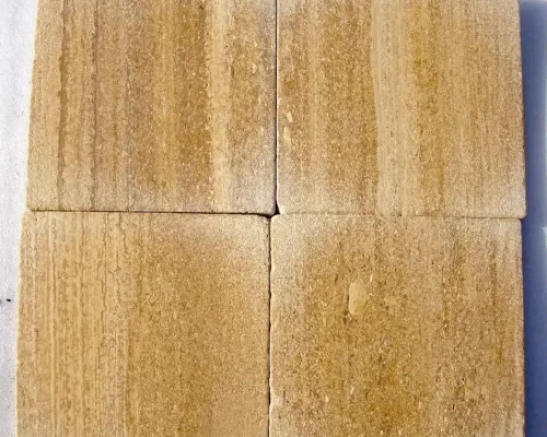 Flowery-Gold-Sandstone-Sandblasted-Tumbled-Brushed