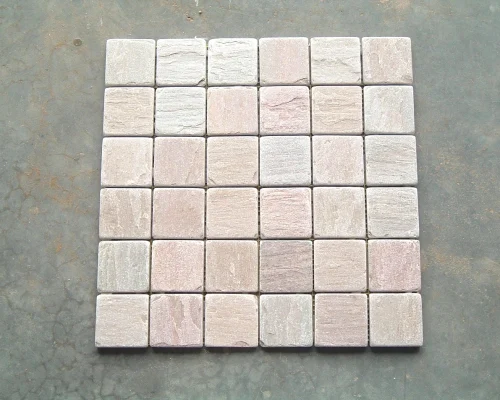Lime-Pink-Limestone-Mosaic
