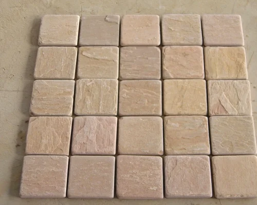 Lime-Pink-Limestone-Tumbled-Mosaic