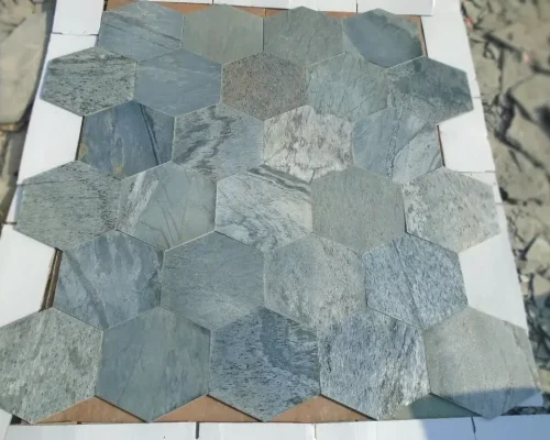 Silver-Shine-Quartzite-Hexagon