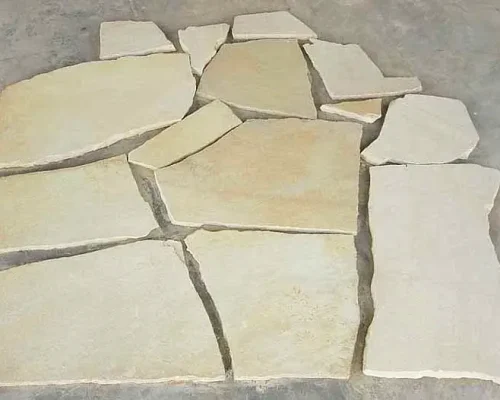 Yellow-Mint-Sandstone-Crazy-Paving
