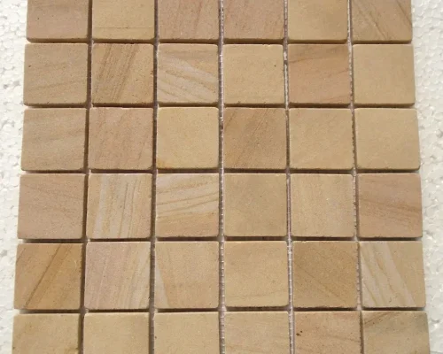 Yellow-Teakwood-Sandstone-Tumbled-Mosaic
