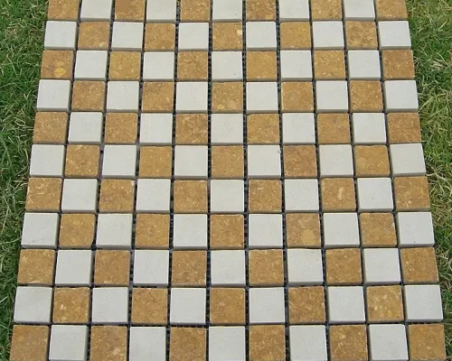Yellow-White-Mint-Sandstone-Checkboard